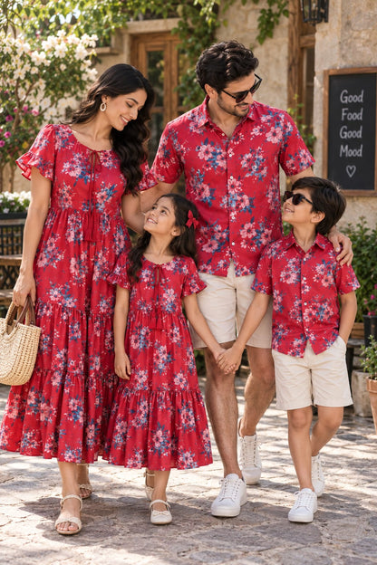 Tropical Floral | Family Matching Outfits Set