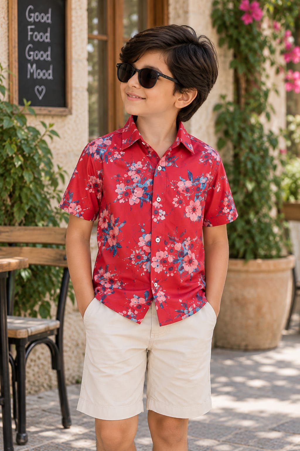 Tropical Floral | Father-Son Shirt Matching Set