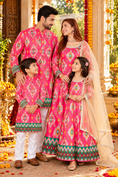 The Magenta Magic Family Matching Outfit