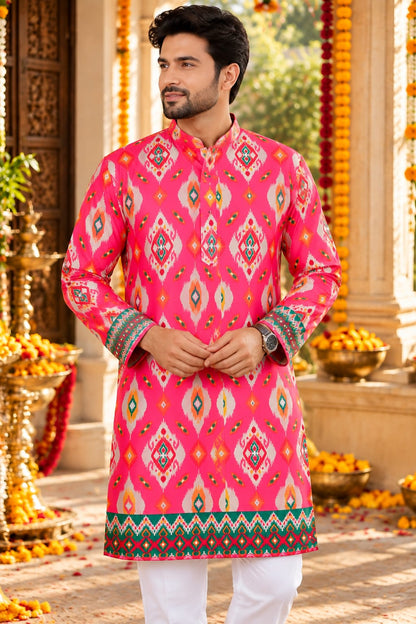The Magenta Magic | Couple Matching Kurta Outfit
