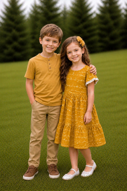 Mustard Yellow Signature | Family Matching Outfit