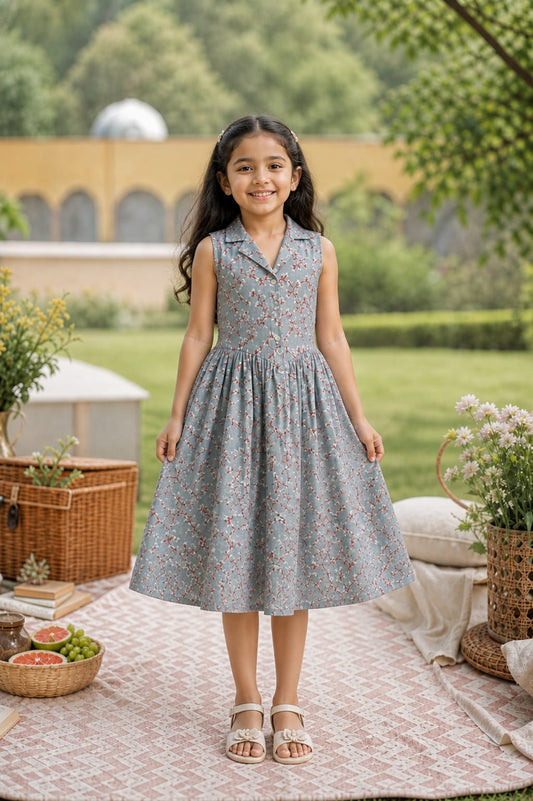 cherry blossom petal girl dress