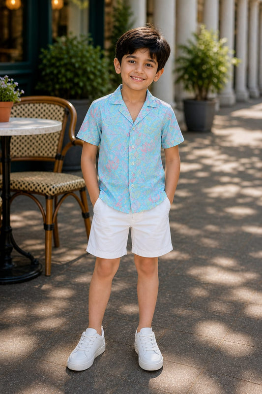 aqua petal Boys shirts