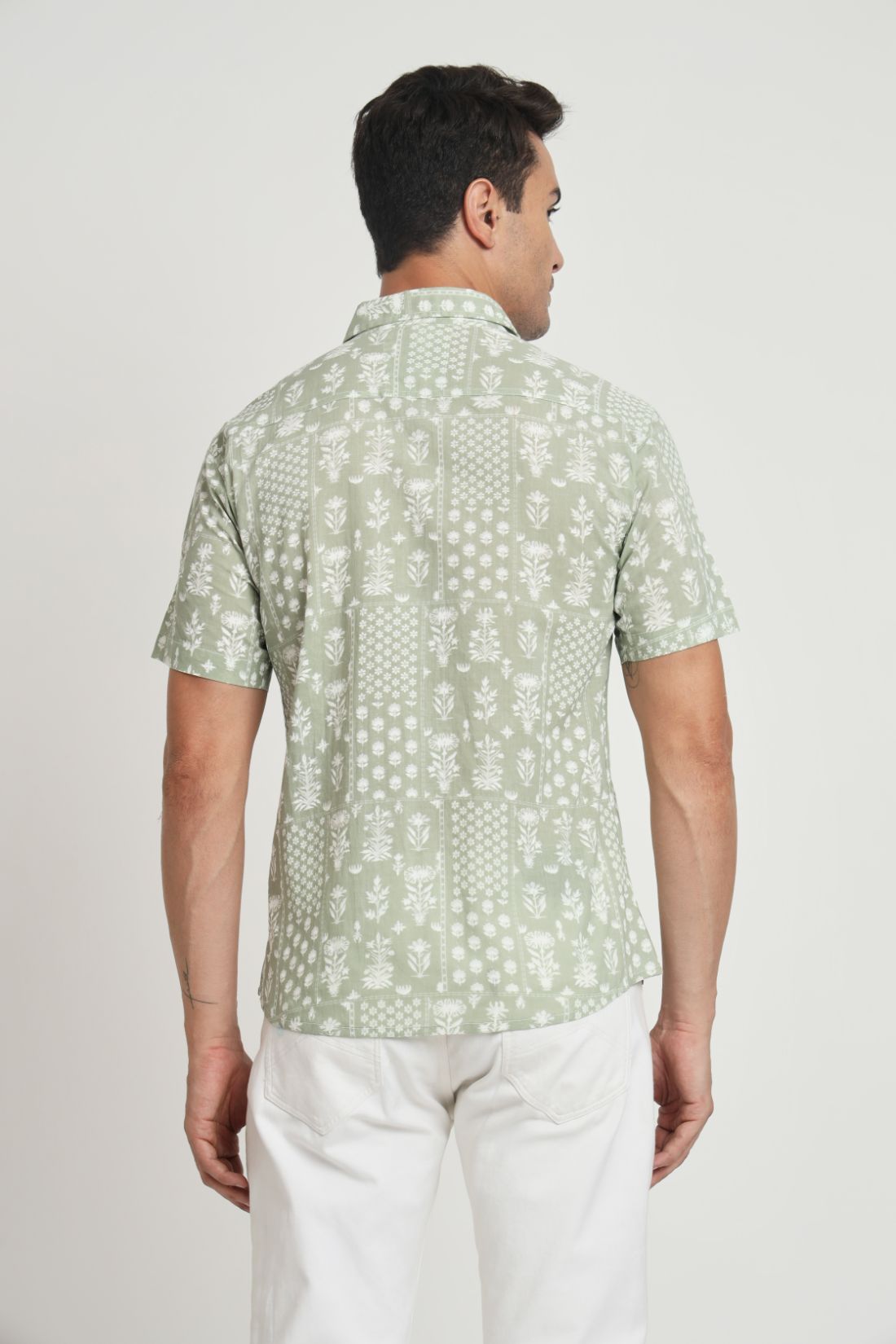 Printed Cotton Casual Shirt For Men