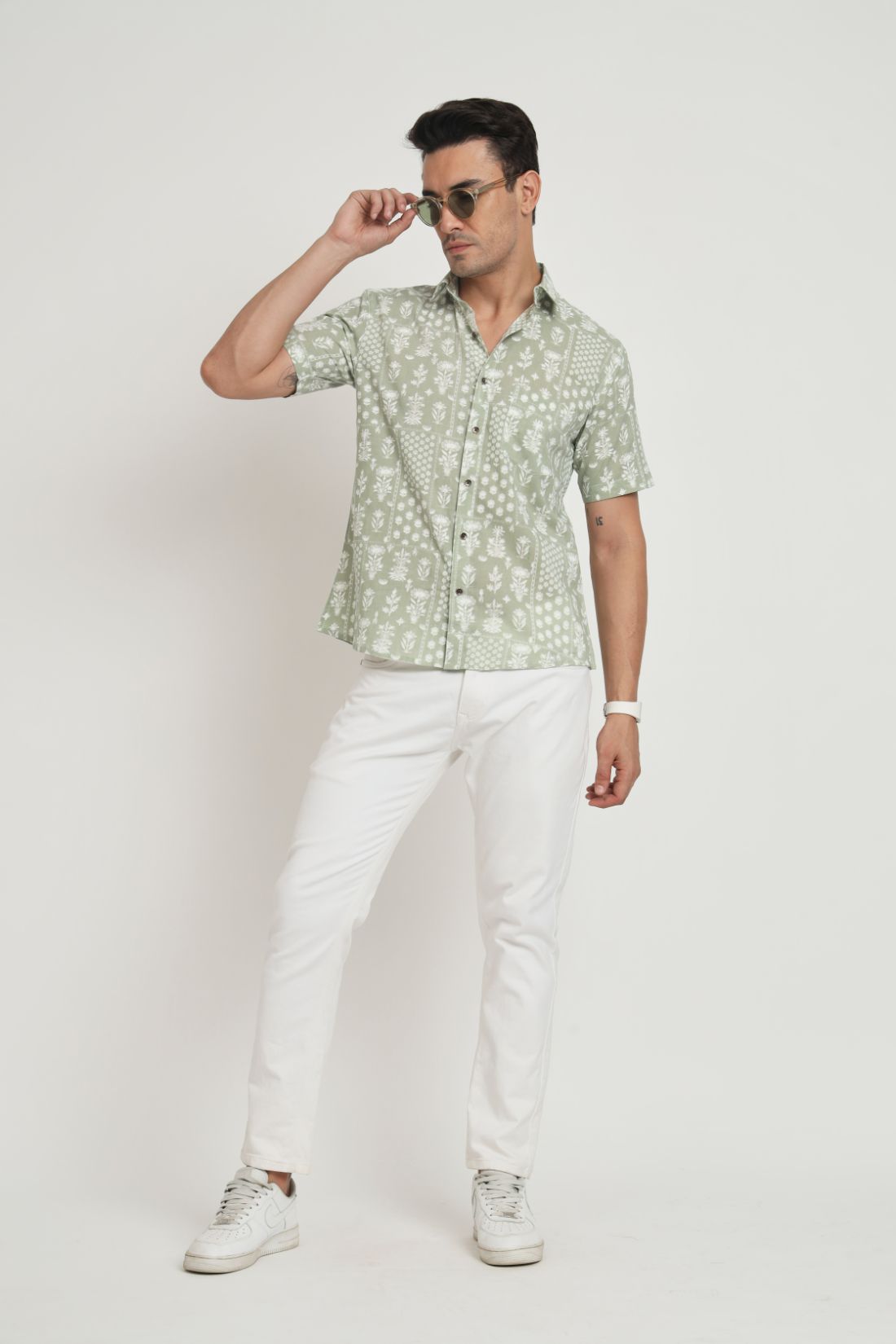 Printed Cotton Casual Shirt For Men