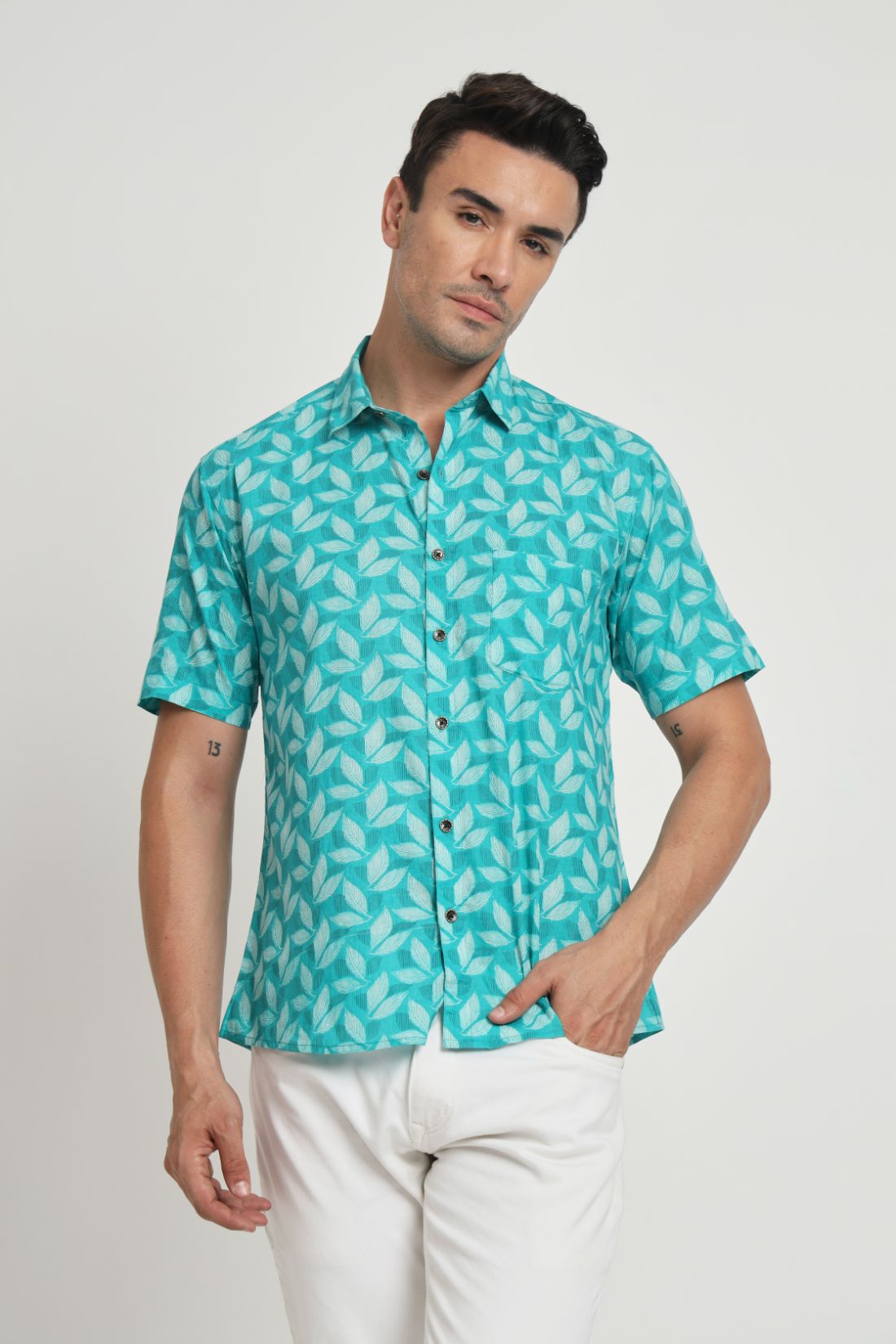 Printed Cotton Casual Shirt For Men