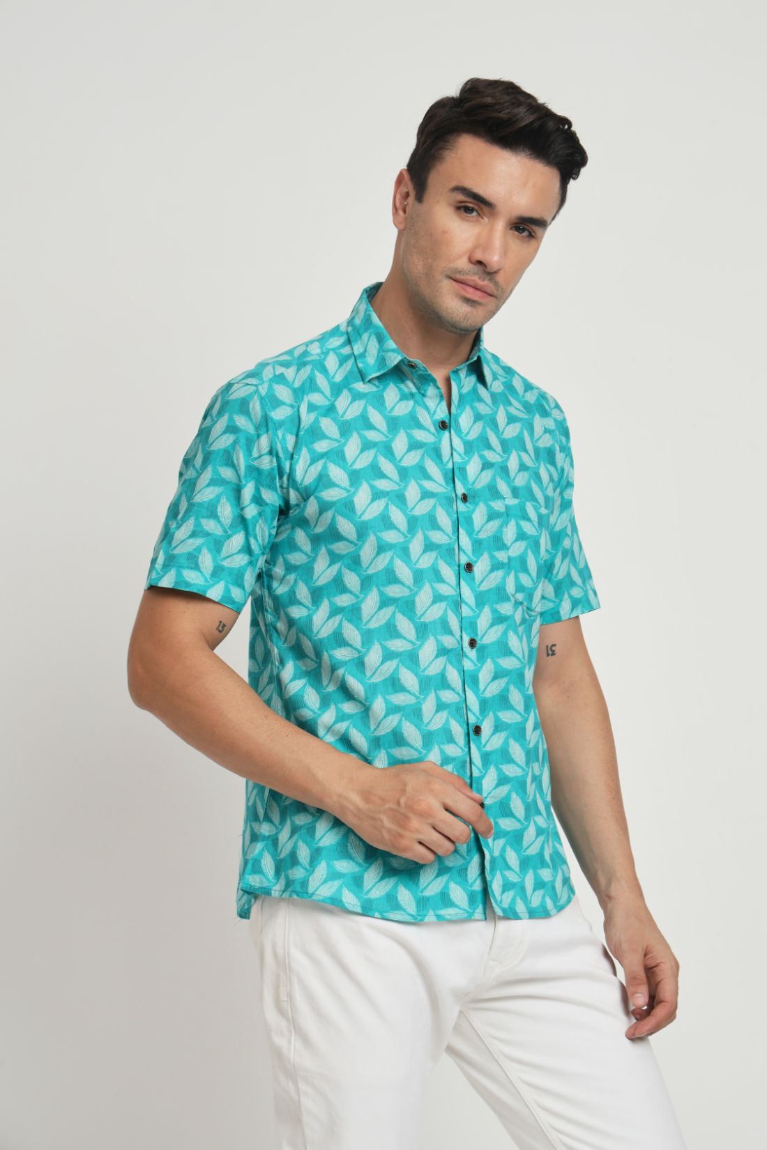 Printed Cotton Casual Shirt For Men