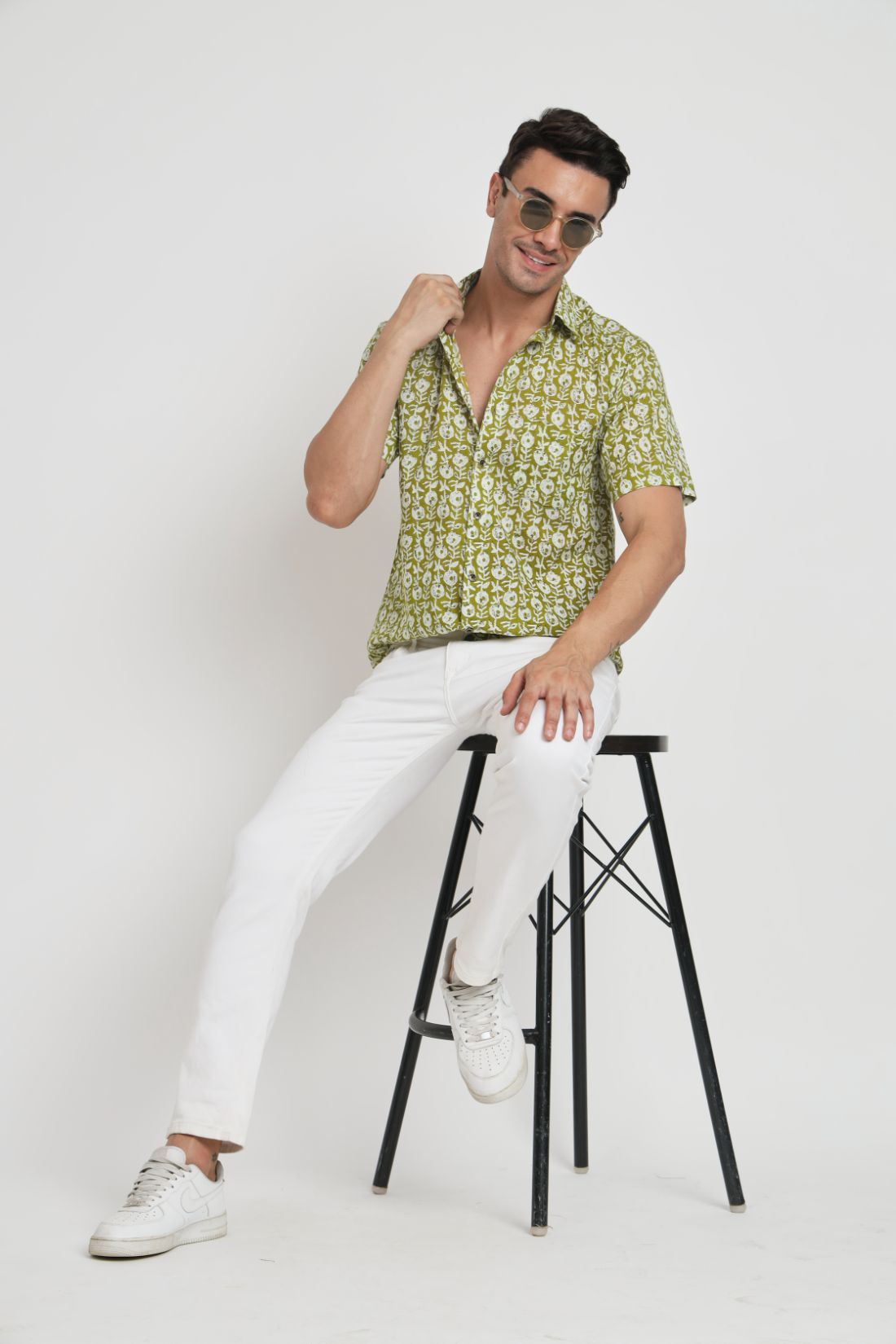 Printed Cotton Casual Shirt For Men