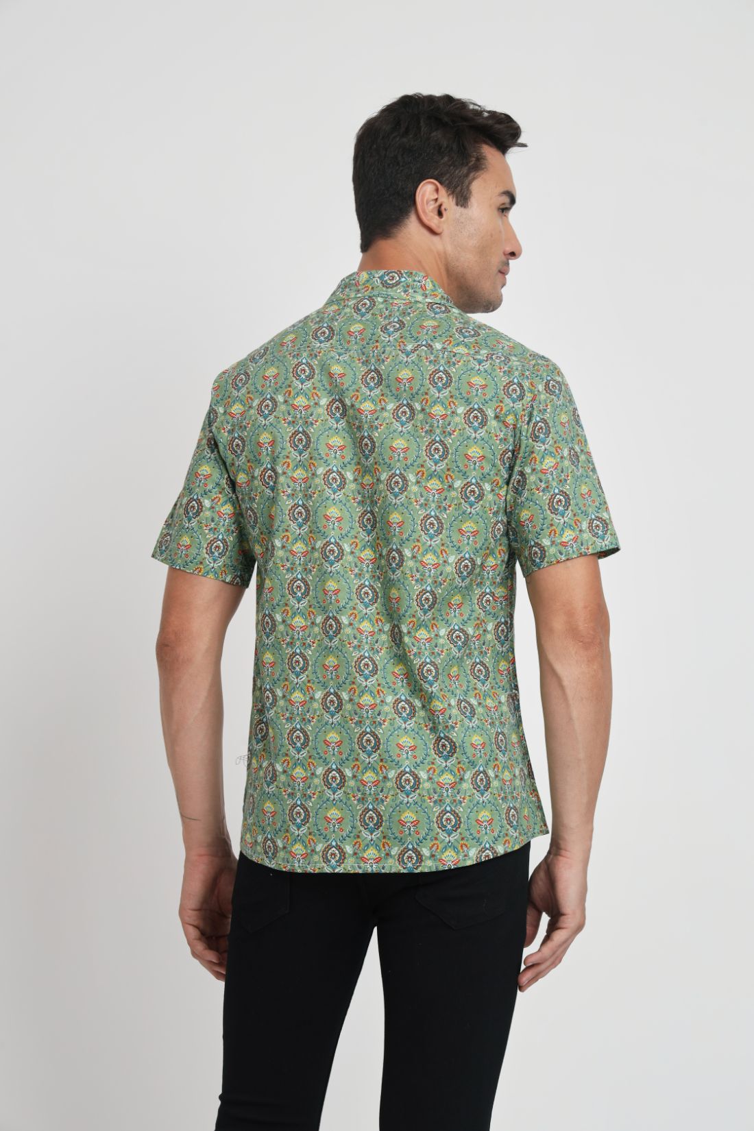 Printed Cotton Casual Shirt For Men
