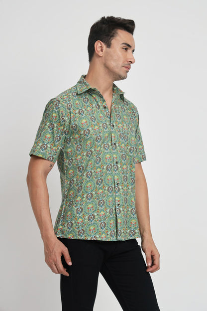 Printed Cotton Casual Shirt For Men