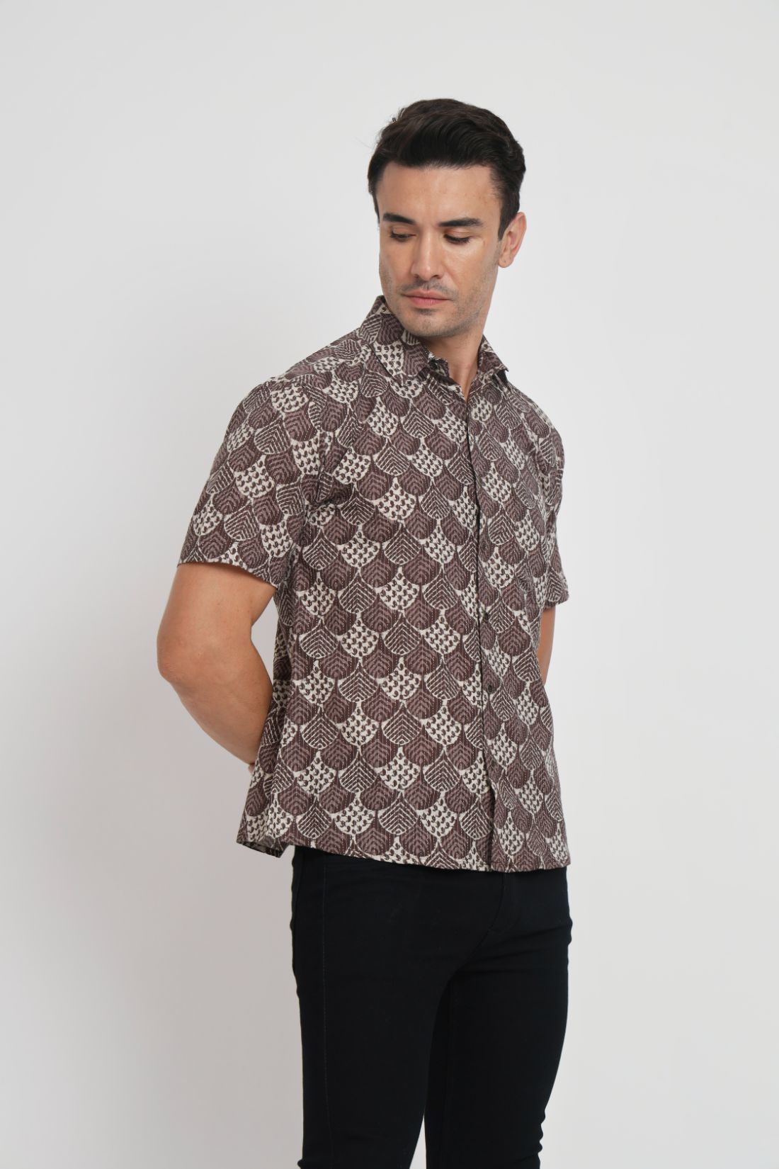 Printed Cotton Casual Shirt For Men