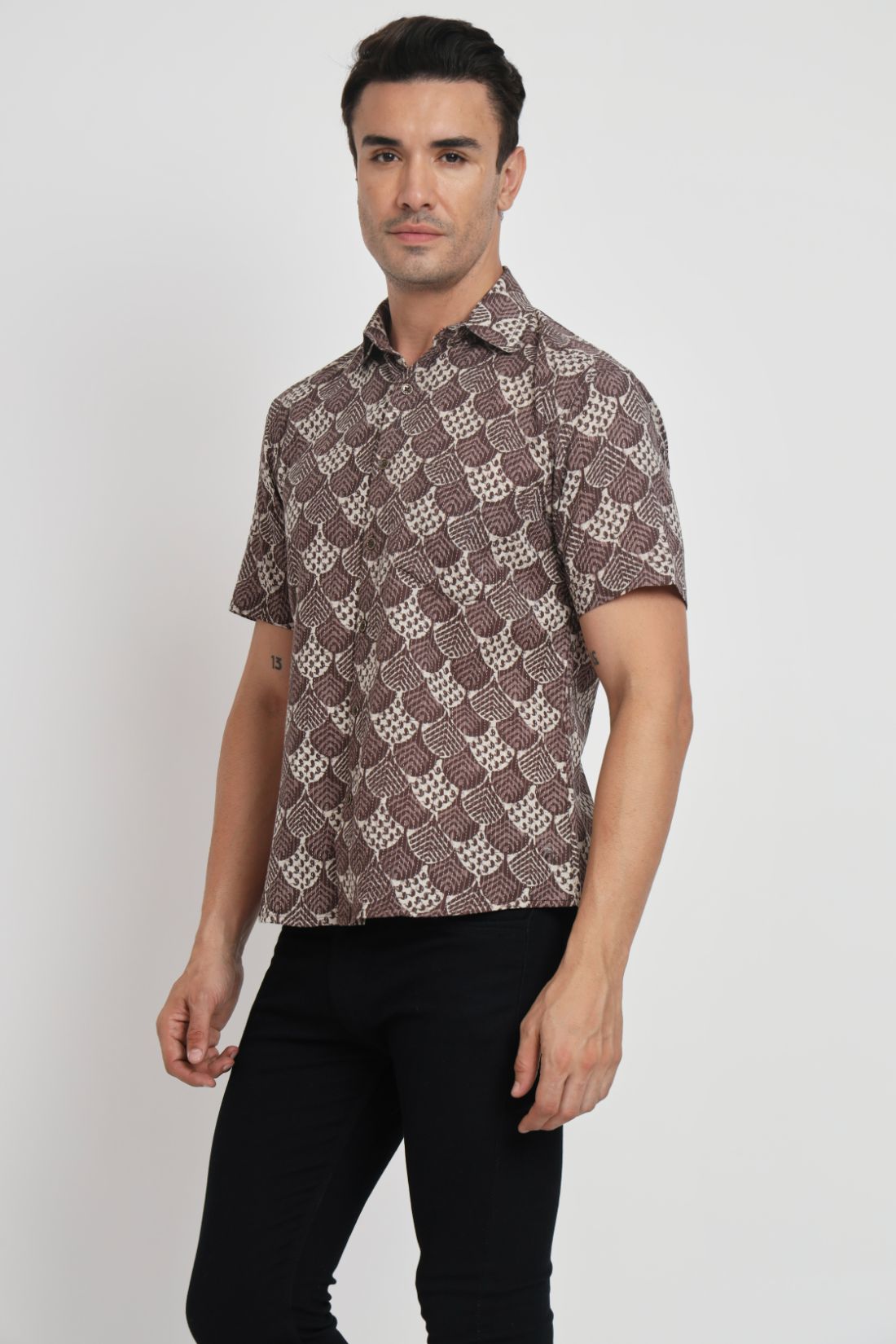 Printed Cotton Casual Shirt For Men