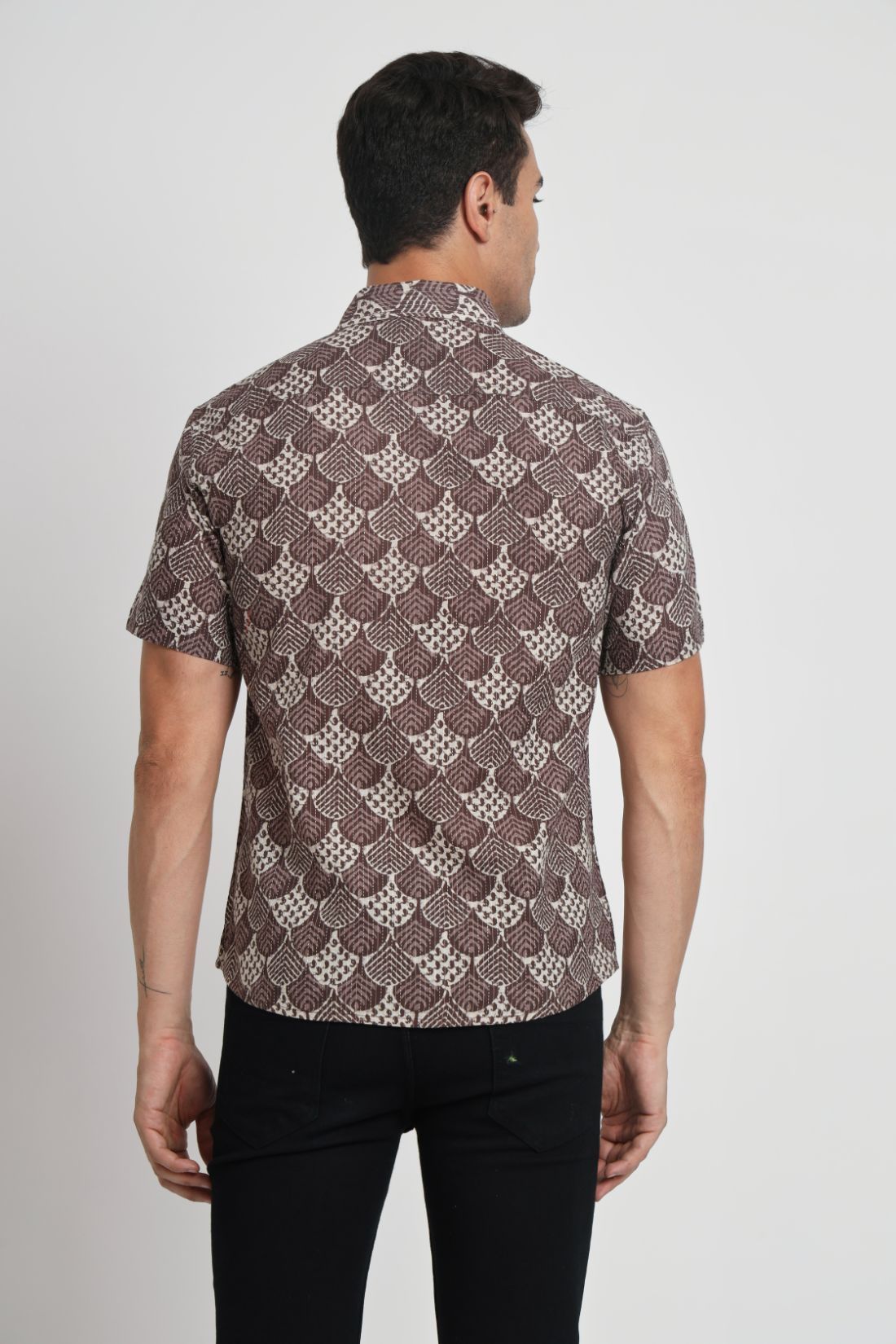 Printed Cotton Casual Shirt For Men