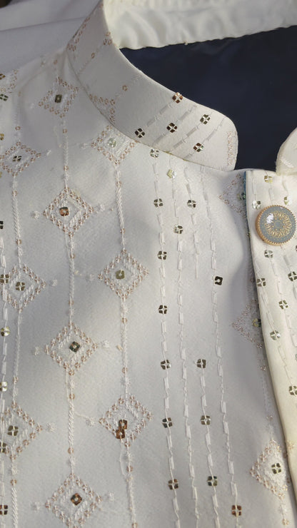 Aasmaani Saaj | Father Son Nehru Jacket Combo
